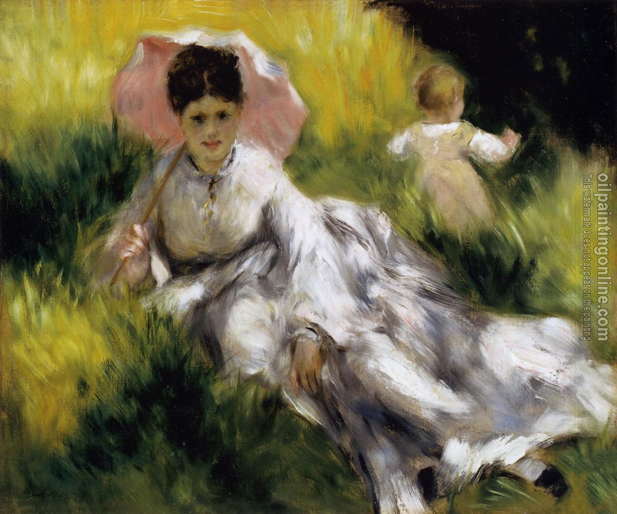 Renoir, Pierre Auguste - Woman with Parasol